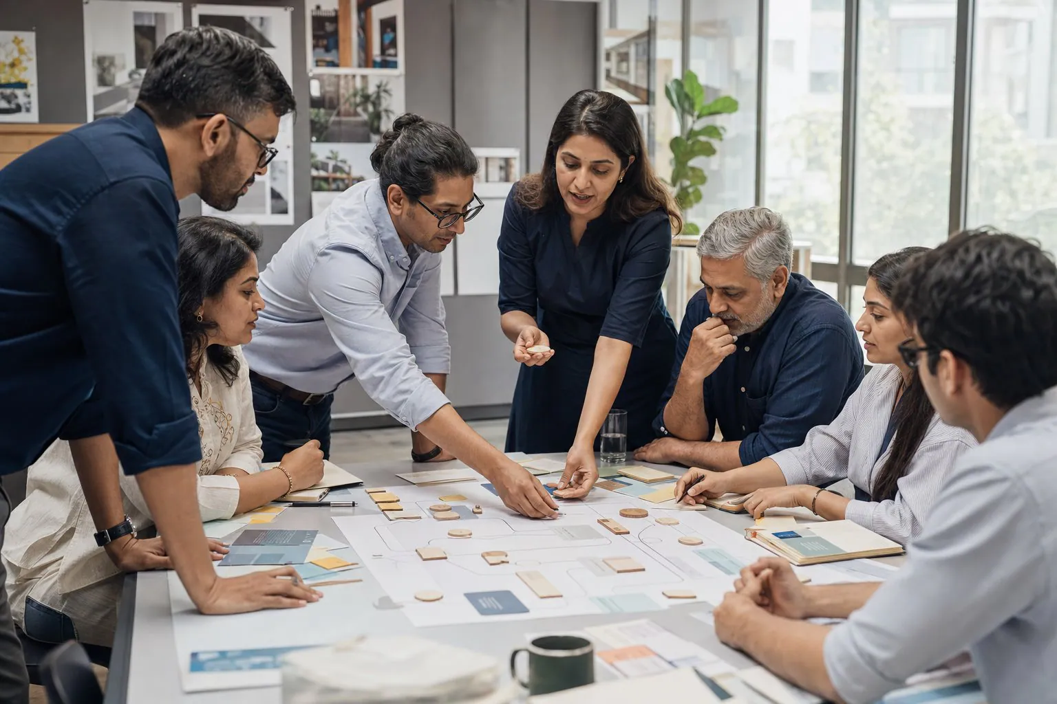 Illustrative image of a multidisciplinary team shaping a strategy and implementation roadmap
